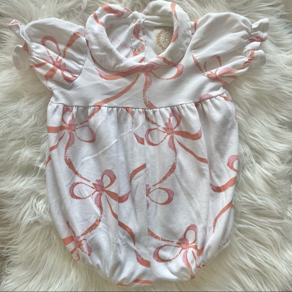 The Beaufort Bonnet Company Britt Bubble with Bluffton Bows 12-18M